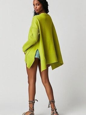 Free People Orion A Line Tunic Sweater